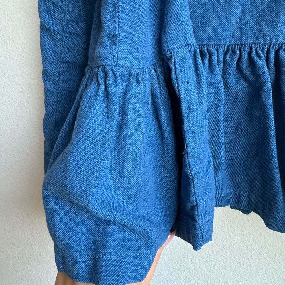 The Great. Flutter Army Jacket Utility Button Blu… - image 8